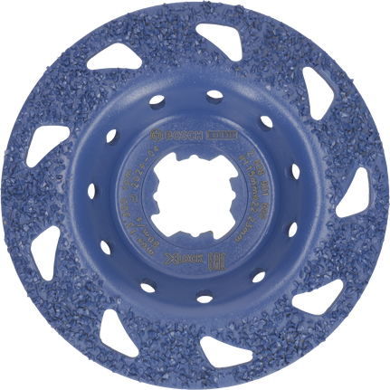 Cabeçote de retificação de carboneto multimaterial Bosch EXPERT inclinado.